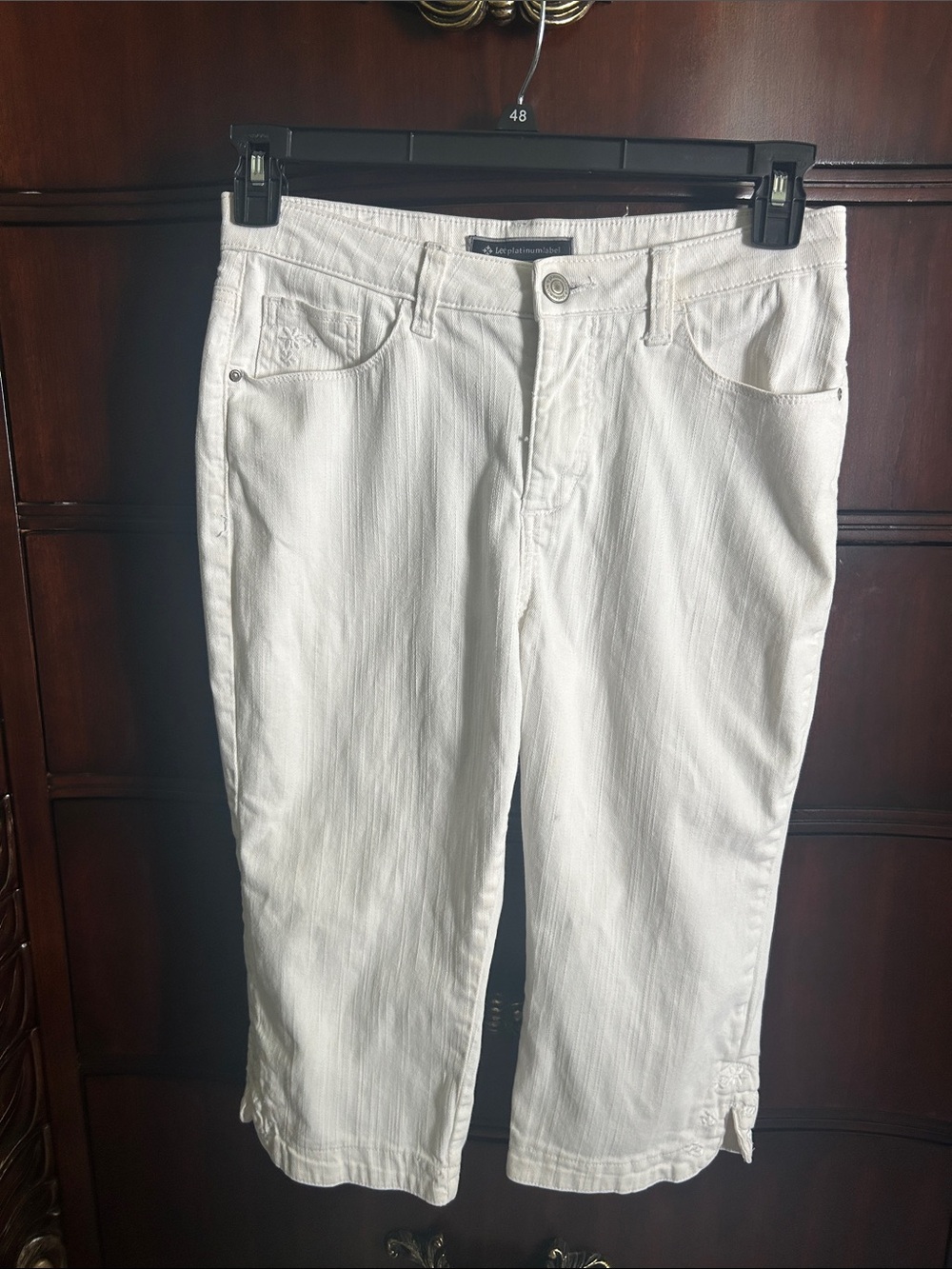 Lee White Women’s Cropped Ankle Jeans